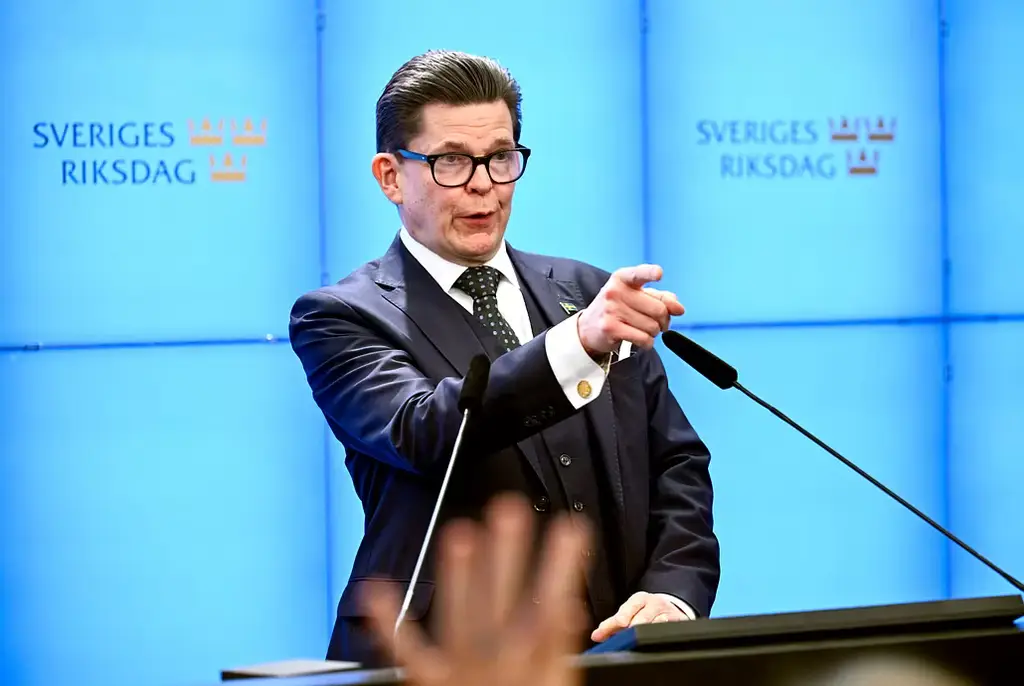 Talmannen Andreas Norlén.