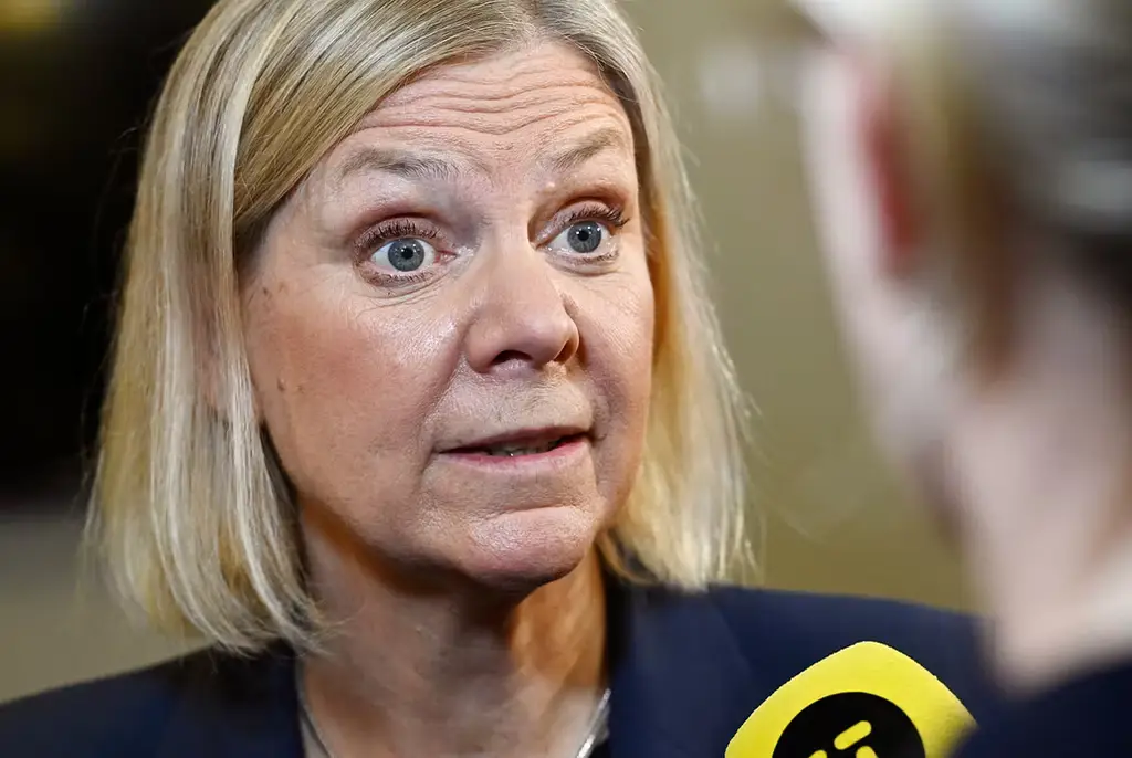 Socialdemokraternas partiledare Magdalena Andersson.