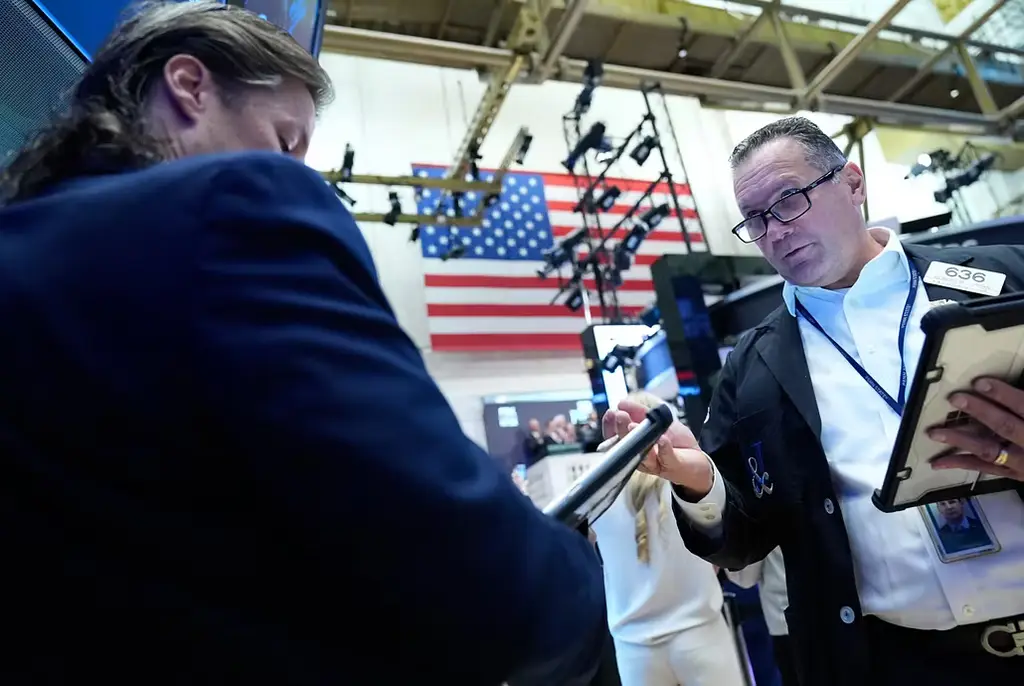 Handlargolvet på Wall Street.