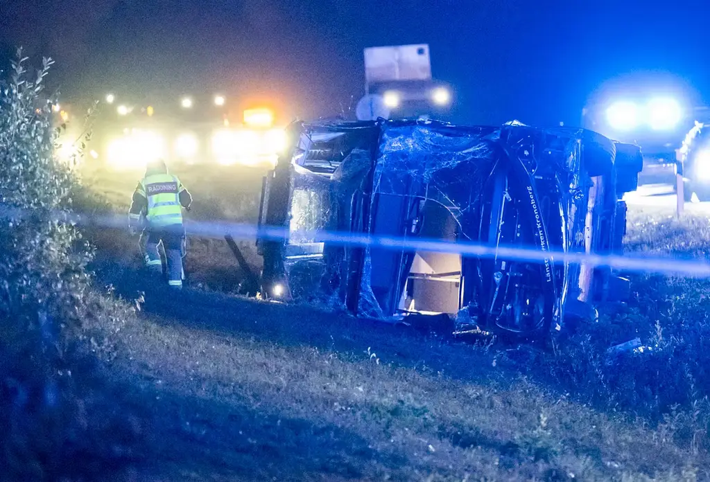 Bild från olycksplatsen, 5 oktober.
