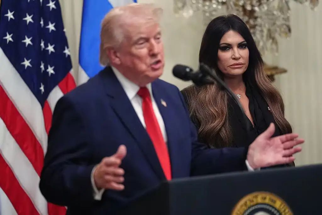 Donald Trump tillsammans med Kimberly Guilfoyle.