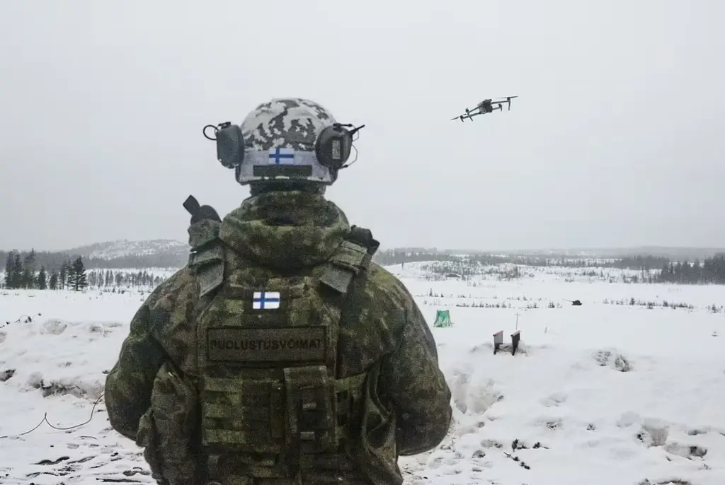 Arkivbild: Natoövning i finska Rovajärvi.
