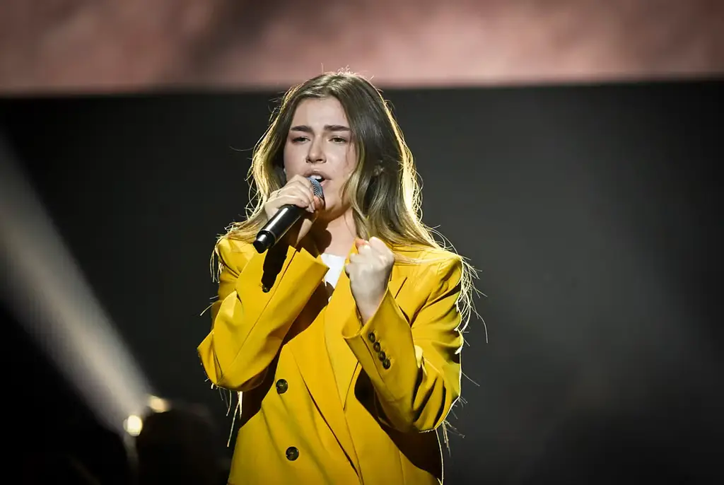 Den ukrainska sångerskan Maria Sur, arkivbild från gala i Stockholm 2024.