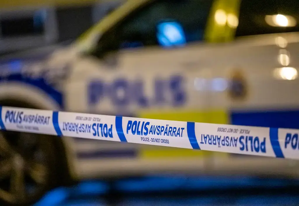 Arkivbild av en polisavspärrning.