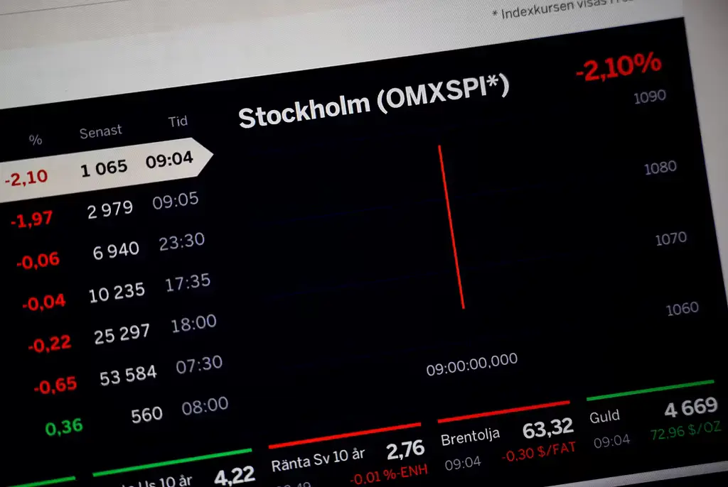 Stockholmsbörsen. Arkivbild.