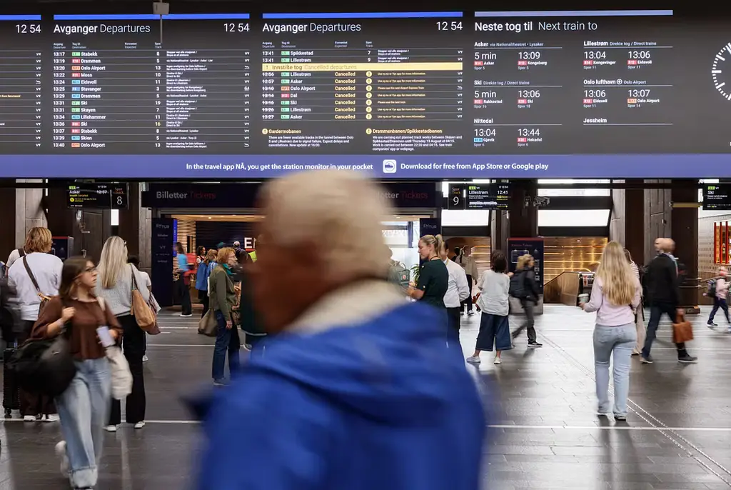 Norges tåg har stått stilla i en månad