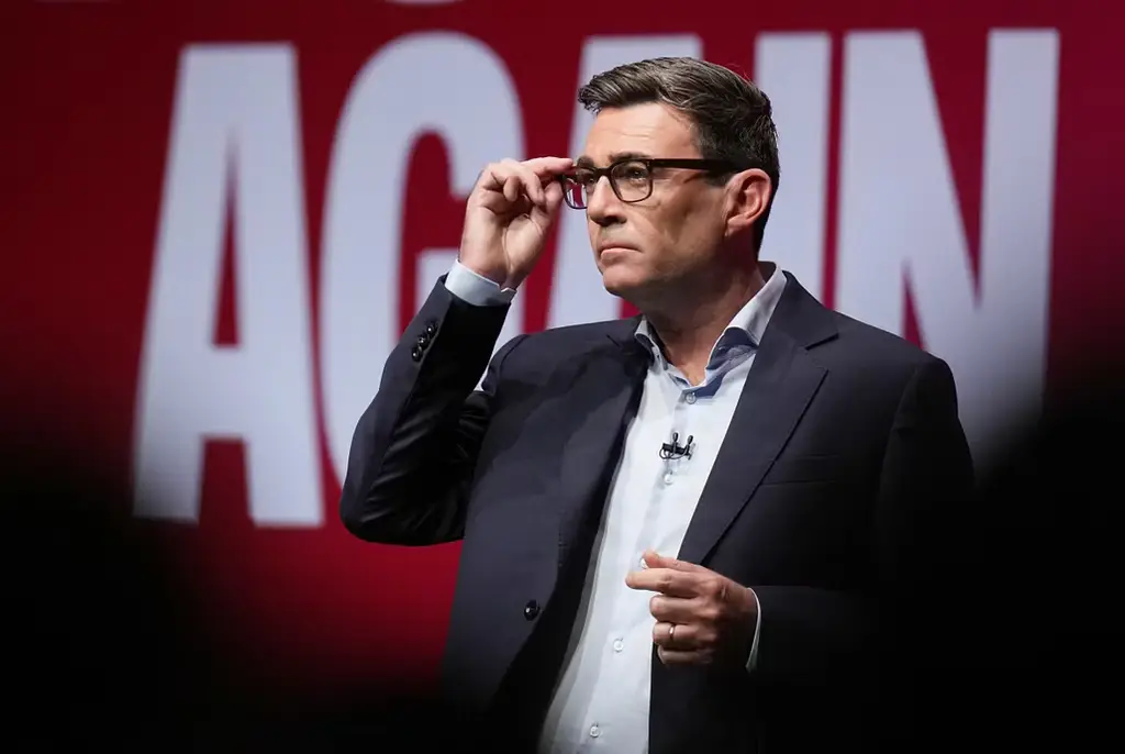 Storbritanniens premiärminister Andy Burnham, arkivbild.