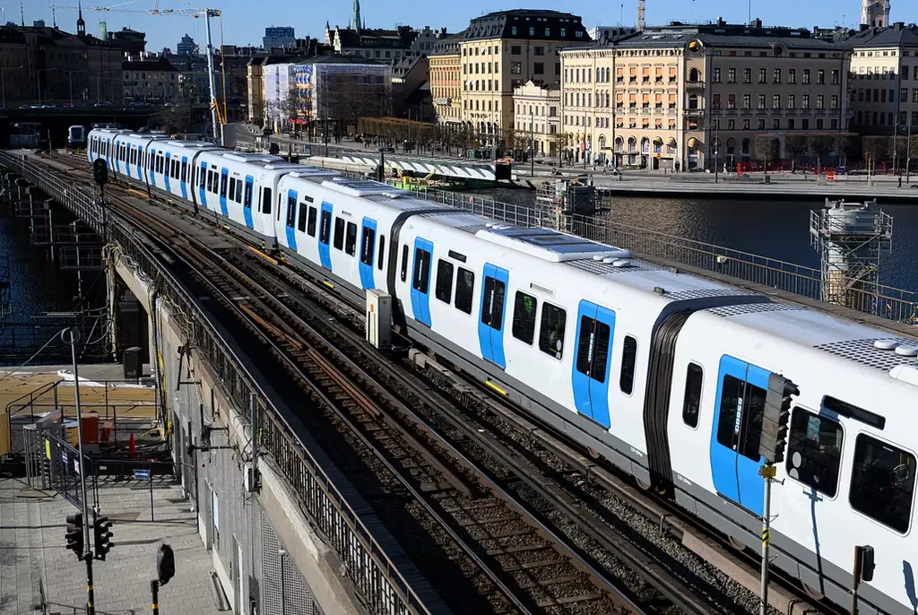 Tunnelbanebron vid Slussen.
Arkivbild.