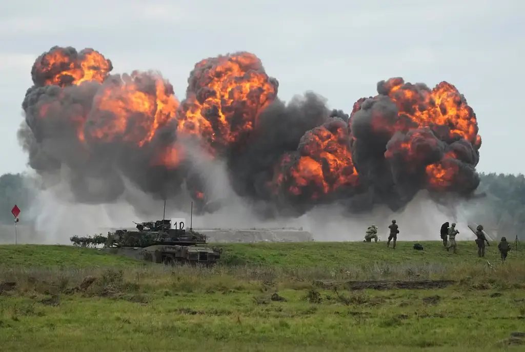 Bild från en Natoövning i Polen förra året.