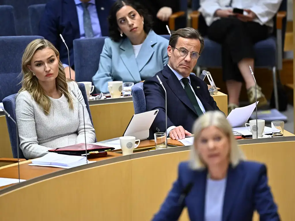 Riksdagen ska rösta om Andersson som statsminister på torsdag.