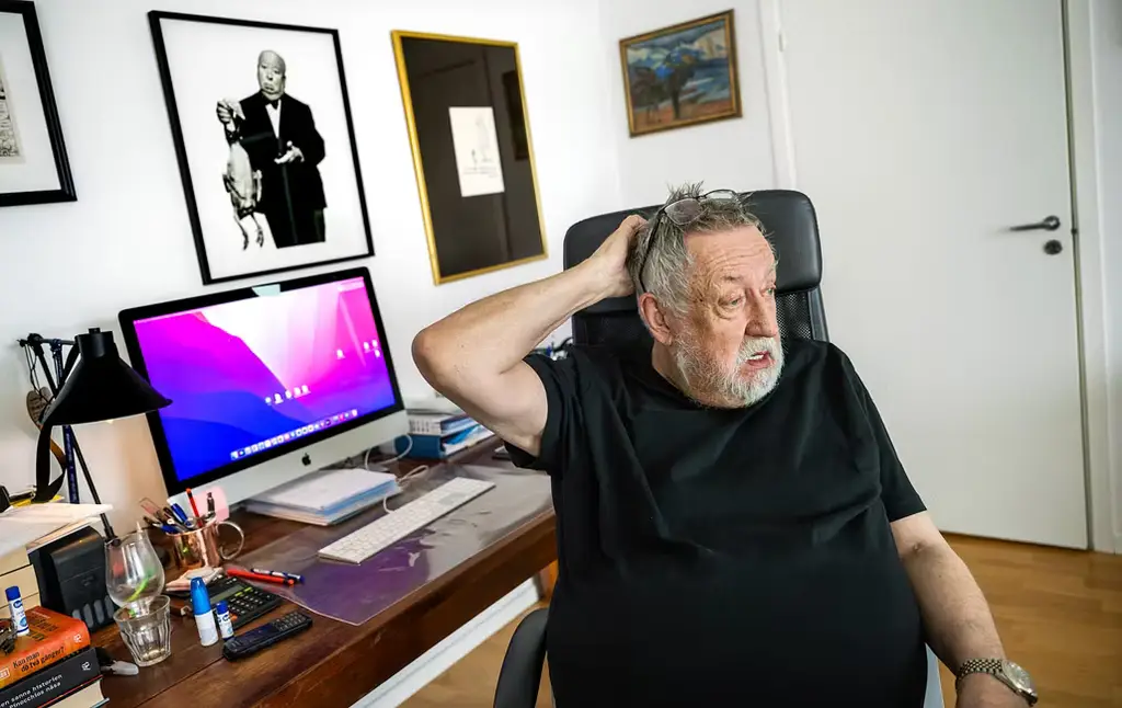 Leif GW Persson i Stockholm, 2025.