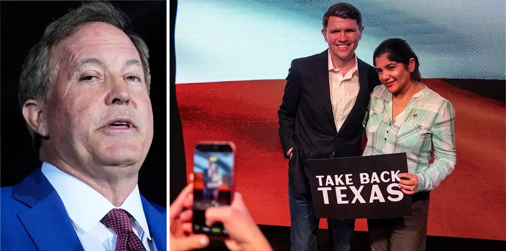 Ken Paxton/James Talarico.