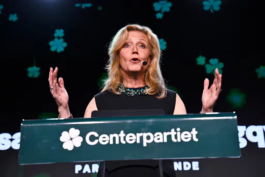 Elisabeth Thand Ringqvist på valdagen 13 september.