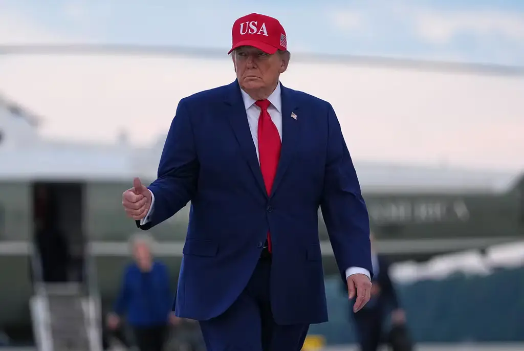 Donald Trump i Washington, 16 oktober.
