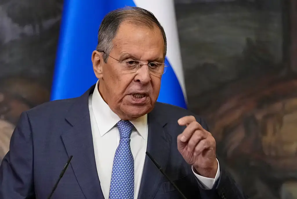 Ryske utrikesministern Sergej Lavrov.