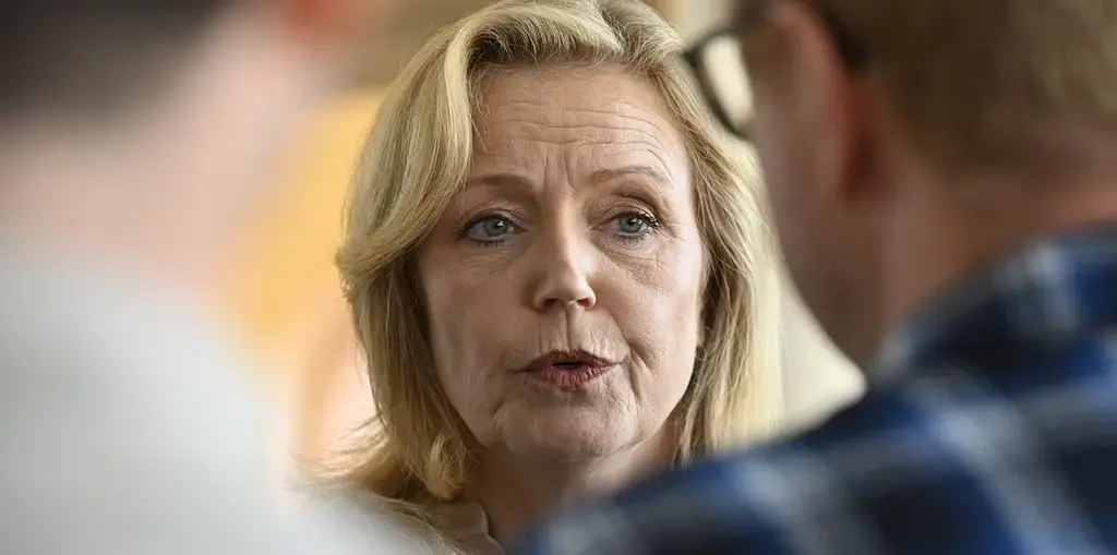 Centerledaren Elisabeth Thand Ringqvist.