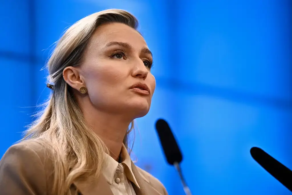 Arkivbild: Kristdemokraternas partiledare Ebba Busch (KD).