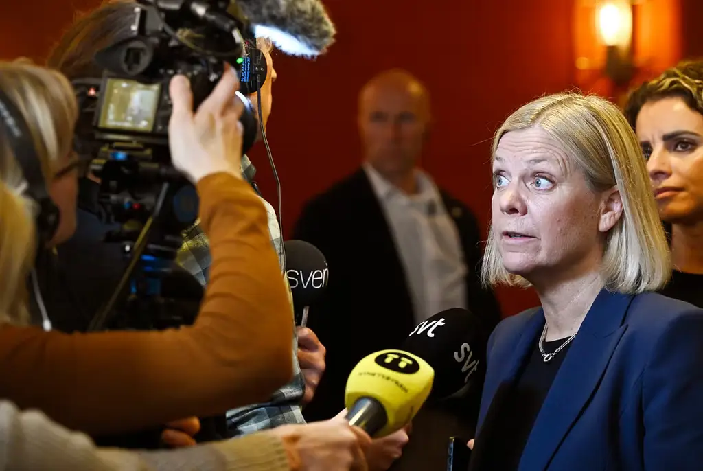 Socialdemokraternas partiledare Magdalena Andersson.