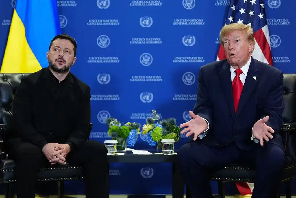 Donald Trump och Volodymyr Zelenskyj.
