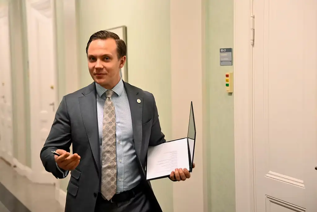 Tobias Andersson, arkivbild från december 2025.