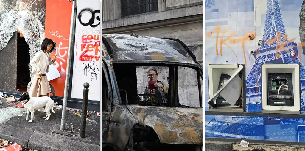Förstörelsen i Paris.