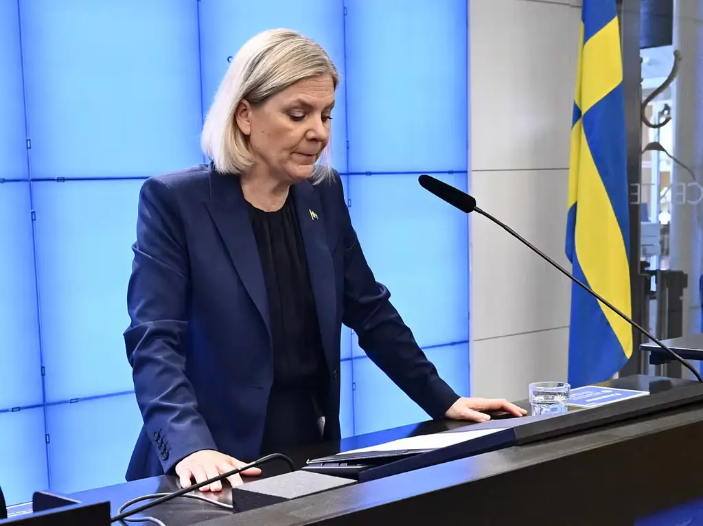 Socialdemokraternas partiledare Magdalena Andersson (S).