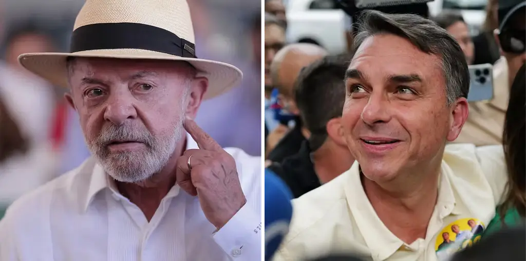 Lula da Silva/Flávio Bolsonaro.