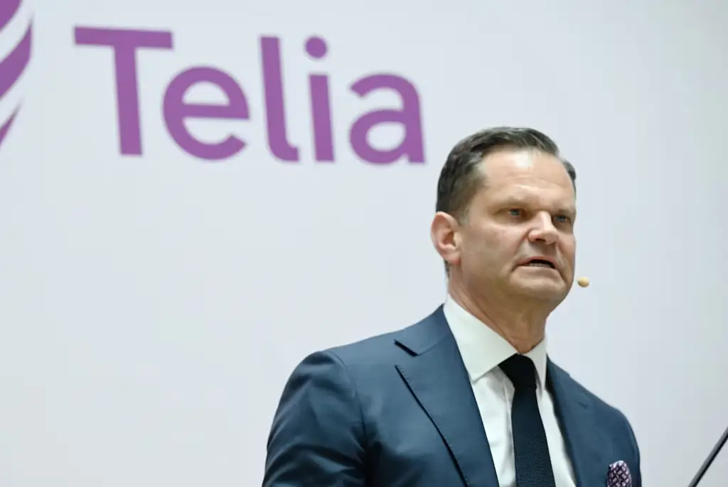 Telia Companys vd och koncernchef Patrik Hofbauer. Arkivbild.