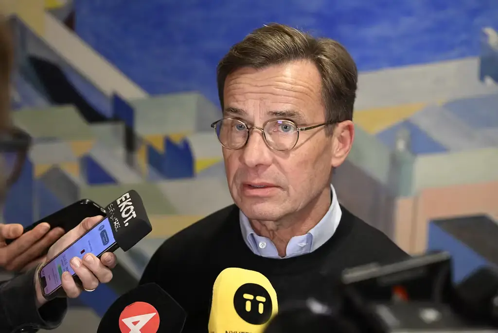 Statsminister Ulf Kristersson (M).