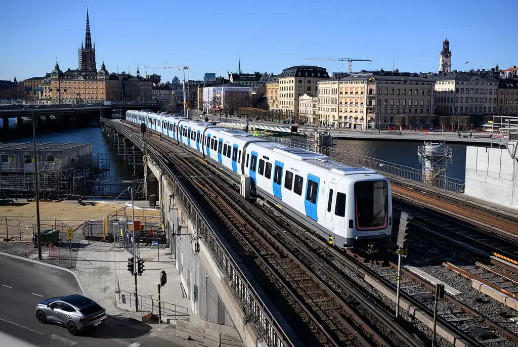 Tunnelbanebron vid Slussen.
Illustrationsbild.