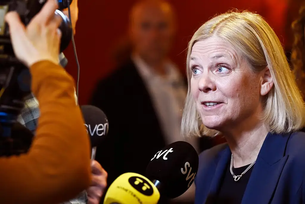 Socialdemokraternas partiledare Magdalena Andersson.