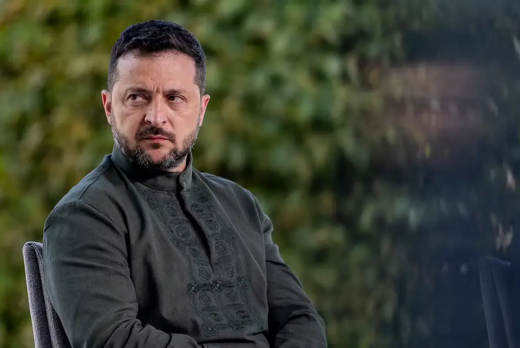 Ukrainas president Volodymyr Zelenskyj, arkivbild från Kyjiv 23 augusti.