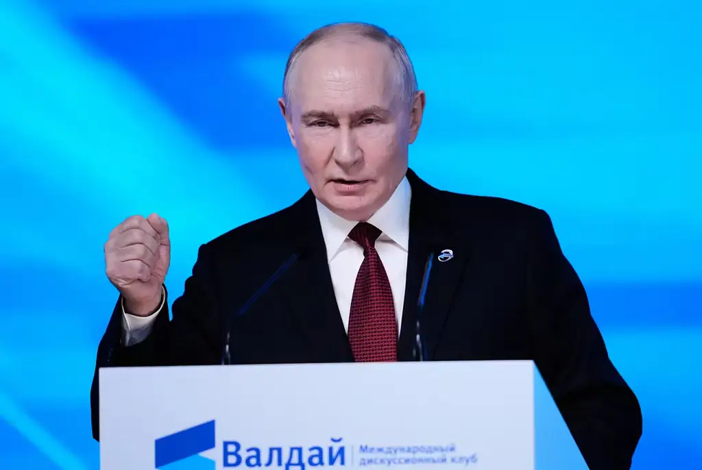 Rysslands president Vladimir Putin.