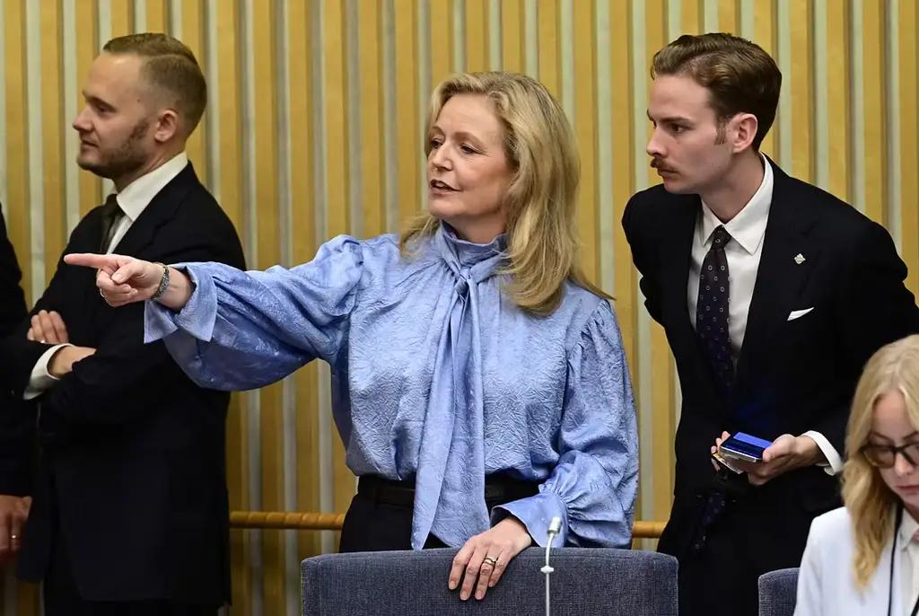 Arkivbild. Elisabeth Thand Ringqvist (C) i riksdagen.