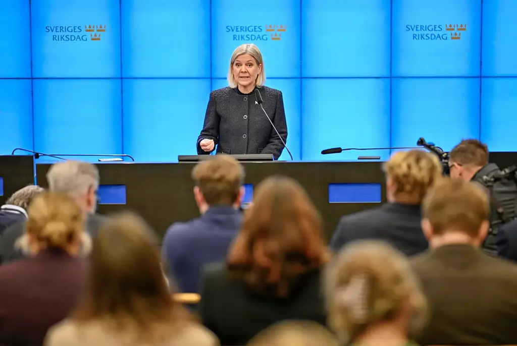 S-ledaren Magdalena Andersson.