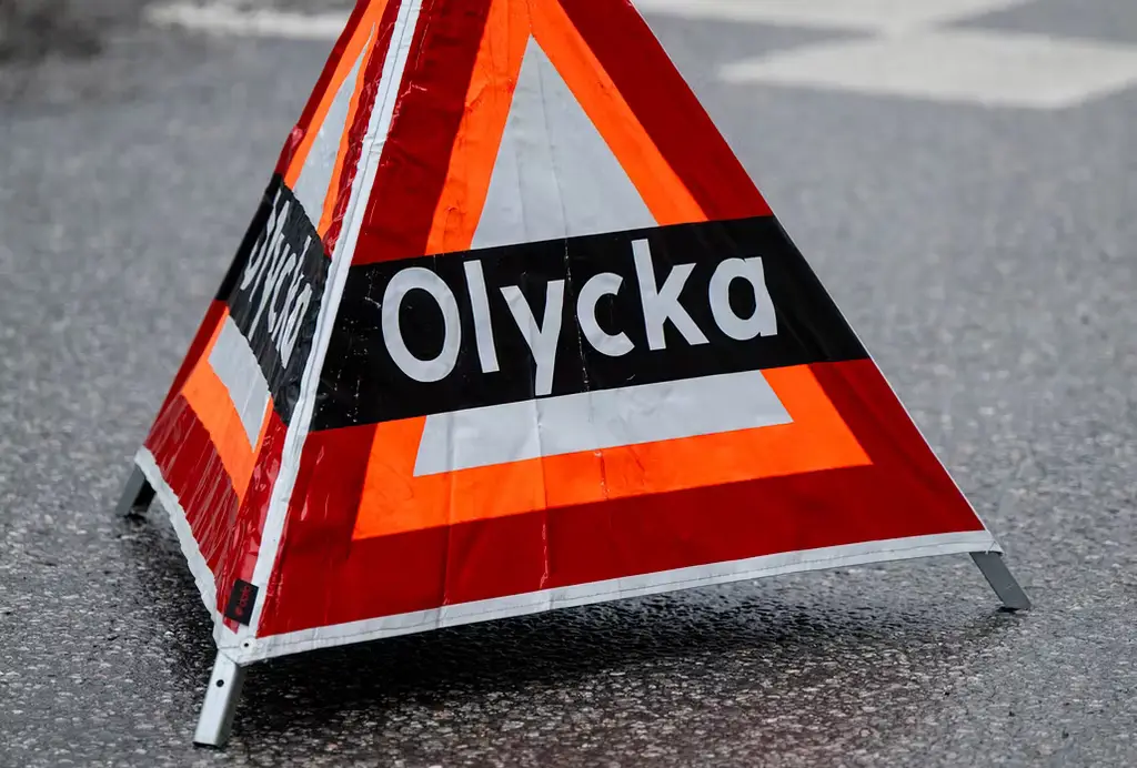 Arkivbild från en olycka i Stockholm 2025.